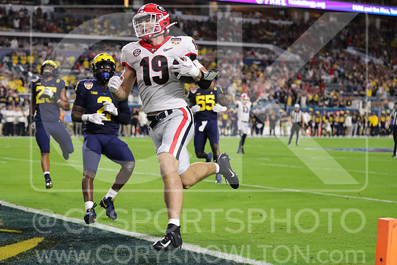 NCAA Football 2022: Orange Bowl: Georgia 34:11 Michigan