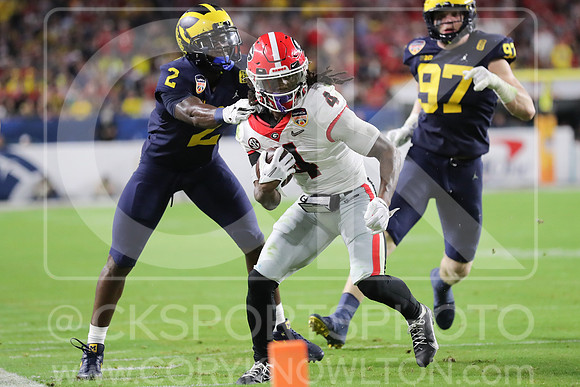 NCAA Football 2022: Orange Bowl: Georgia 34:11 Michigan