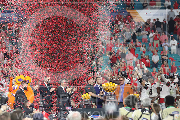 NCAA Football 2022: Orange Bowl: Georgia 34:11 Michigan