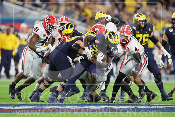 NCAA Football 2022: Orange Bowl: Georgia 34:11 Michigan