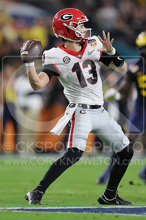 NCAA Football 2022: Orange Bowl: Georgia 34:11 Michigan