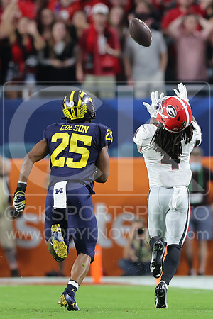 NCAA Football 2022: Orange Bowl: Georgia 34:11 Michigan