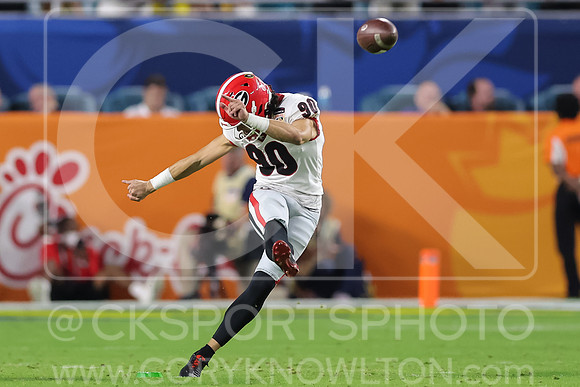 NCAA Football 2022: Orange Bowl: Georgia 34:11 Michigan