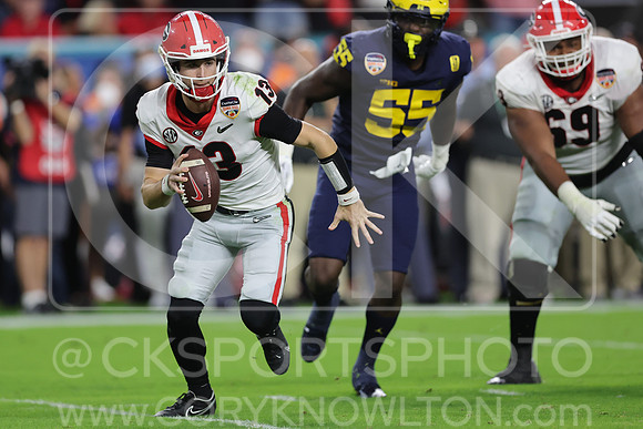 NCAA Football 2022: Orange Bowl: Georgia 34:11 Michigan