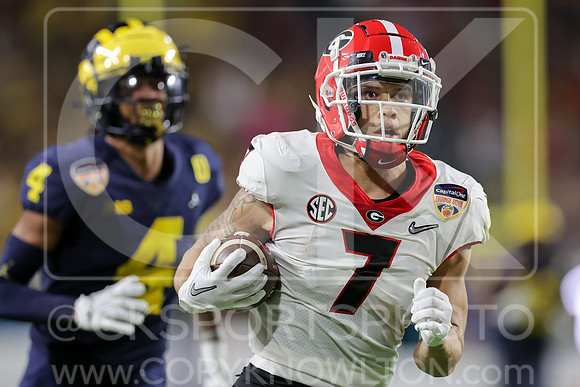 NCAA Football 2022: Orange Bowl: Georgia 34:11 Michigan