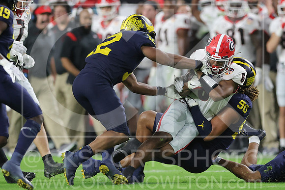 NCAA Football 2022: Orange Bowl: Georgia 34:11 Michigan