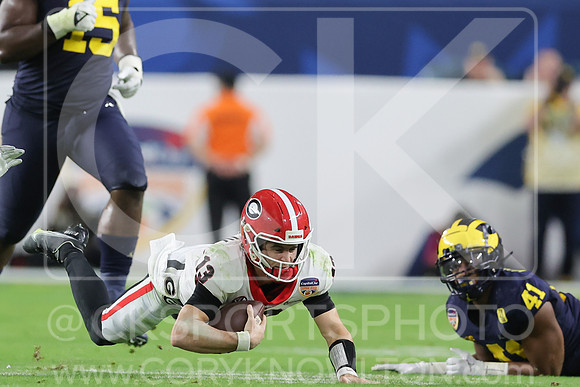 NCAA Football 2022: Orange Bowl: Georgia 34:11 Michigan