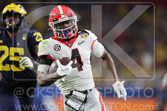 NCAA Football 2022: Orange Bowl: Georgia 34:11 Michigan