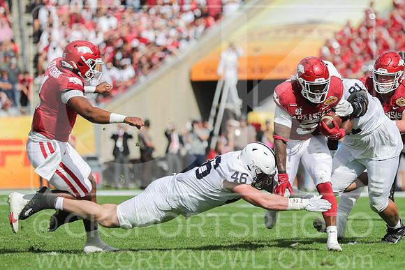 NCAA Football 2022: Outback Bowl: Arkansas  24:10 Penn State