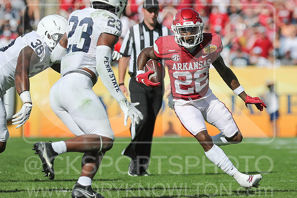 NCAA Football 2022: Outback Bowl: Arkansas  24:10 Penn State