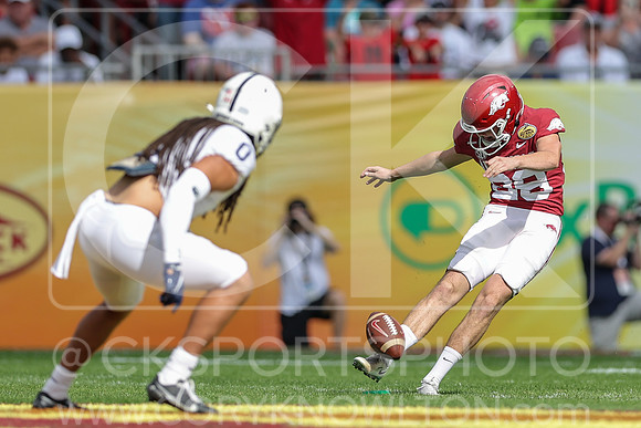 NCAA Football 2022: Outback Bowl: Arkansas  24:10 Penn State
