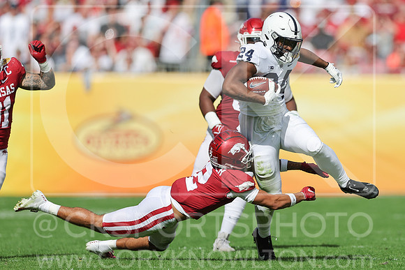 NCAA Football 2022: Outback Bowl: Arkansas  24:10 Penn State
