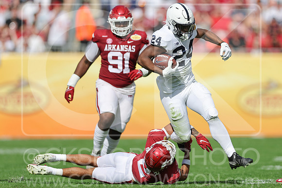 NCAA Football 2022: Outback Bowl: Arkansas  24:10 Penn State