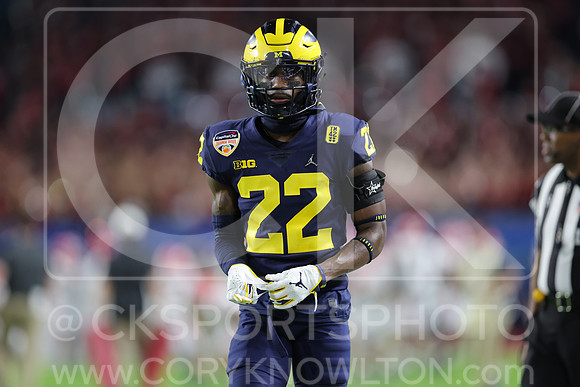 NCAA Football 2022: Orange Bowl: Michigan  00:00 Georgia